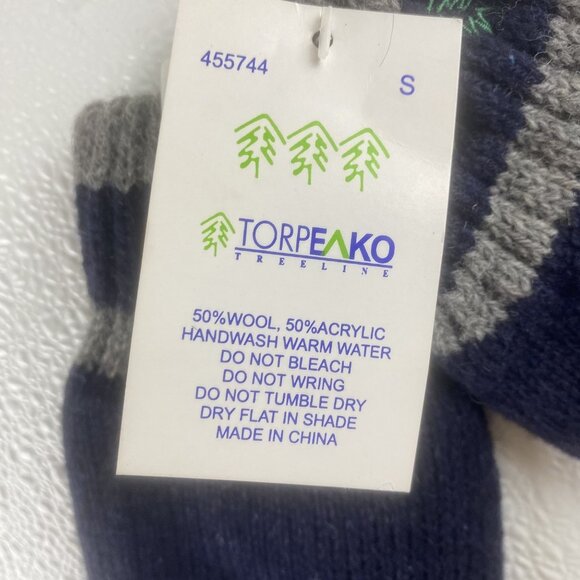 NWT Torpeako TreeLine Thinsulate Lining Cabin Gorpcore Wool Blend Winter Glove S - Picture 4 of 9